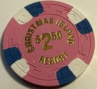 Christmas Island Resort  2 50 Casino Chip Christmas Island Combined Shipping