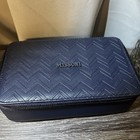 Missoni Delta First Class Leather Amenity  Zip Kit Pouch Cosmetic Bag Unopened