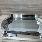 Luminous Beveled Mirror Vanity Tray Decorative Glass Perfume Tray