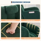 Nursery Rocking Chair  modern Teddy Soft Upholstered Glider Rocker Chair Reading