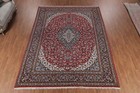 Red Floral Turkish Area Rug 10x13 Ft Luxury Living Room Carpet