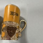 Vintage New Orleans Souvenir Handled Metal Salt   Pepper Shaker Set  2pc
