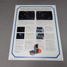 Vintage Atari Space Duel Arcade Video Game Flyer 1982 Retro Promo Advertisement