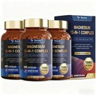 1 2 3-bottle Totaria Magnesium 12-in-1 Complex 700mg Daily Mineral Nutrient