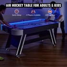 Uimoso 72  Air-powered Hockey Table Sport Hockey Game Pushers Pucks Led Scoring