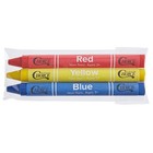 Choice 3 Pack Kids  Restaurant Crayons In Cello Wrap - 100 case Free Ship