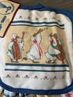 Vintage 80s Country Goose Hang-upps Kitchen Set Handtowel Pot Holder Nos Usa Nwt