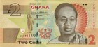 Ghana 2 Cedis  04 08 2017  - Kwame Nkrumah parliaments p37ae  B152d Unc