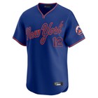 Men s New York Mets  12 Francisco Lindor 2025 Limited Stitched Jer_sey