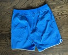 Nike Men s Tennis  Shorts Size L Blue With Silver Swoosh