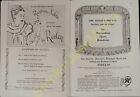 Metropolitan Opera House Season Of 1944 1945 New York Program Brochure Rare