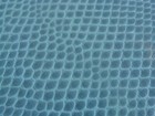 Vtg Blue green Faux Snakeskin Coasters W Felt Backs Set Of 5