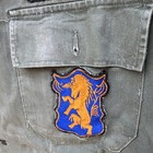 Us Army 6th Cavalry Regiment Og-107 Fatigue Shirt - S-9323 - 1950s Korea Vietnam