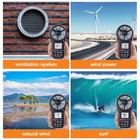 Btmeter Anemometer Wind Speed Meter 0 3 30m s  Wind Chill           Air Flow Gauge
