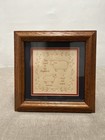 Vintage Wood Frame Folk Art Psalm 23 Sheep Lamb Child   s Room Lord Is My Shepherd