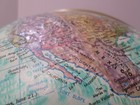 Vintage Replogle World Ocean Series 12    Diametric Globe Metal Base