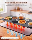 Voriah 61  Food Warming Mat Dual Zone 7 Temp 12hr Timer Heat Pads Bwp1501