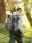 Fishing Tackle Backpack With 4 Trays  Large Outdoor Storage Tackle Bag