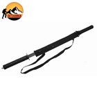 24  Full Tang Ninja Hunting Sword Curved Blade Tactical Red Machete W  Sheath