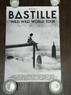 2017 Bastille Wild Wild World Tour Band Signed Concert Poster Kwd Cd Dvd Pompeii
