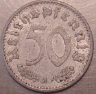 Germany Third Reich 50 Reichspfennig 1935a  berlin  Aluminum-bronze Km 78