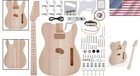 Electric Guitar Kit Basswood Body Maple Neck Rosewood Fretboard All Accessories