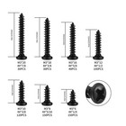 620pcs Phillips Pan Head Self Tapping Screws Round Head Sheet Metal Screws