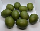 Green Limes Artificial Realistic Faux Fruit Decor Length 2 5  Lot Of 10