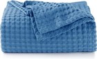 Cotton Waffle Blanket 300 Gsm Soft Lightweight Blanket Utopia Bedding