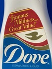 Vintage Dove Dishwashing Liquid Soap 22oz Bottle Full Discontinued Tv Movie Prop