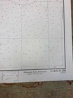 Vintage 1950s Nautical Chart Maine Kennebec River Entrance Sailing Noaa
