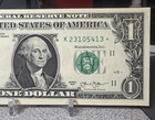      2013 Federal Reserve Note Star Note  1 Dollar Bill   Dallas    k      Unc