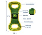 Lp82838 - John Deere Nylon Tug Dog Toy