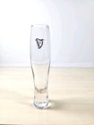 Vintage Guiness 6oz Beer Champagne Flute Glass Gold Harp Logo Signature Lmt Ed  