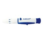 Embrace Lancet Lancing Device Self Destructive Push Button Activation Multi Dept