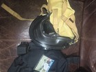 Scott Av3000 Scba Mask 5pt Headnet Size Medium With Blackhawk Carry Case