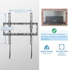 Tilt Tv Wall Mount For Most 32   -70    Led  Lcd  Oled And Plasma Flat And Curved   