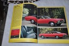 Chevrolet Chevelle 1968  Ss 396 300 Malibu  Car Brochure Vintage Original