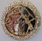 1964 Beatles Photo Pin Brooch Button W  Signatures On Back Rare Vintage