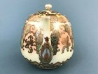 Atq Signed Japanese Kutani Gold Gilt Painted Phoenix Eggshell Porcelain Teapot 
