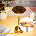 Cordless Led Touch Sensor Table Lamp Rechargeable Dimmable Bar Desk Night Light