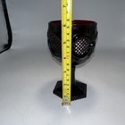 Vintage Avon Ruby Red Cape Cod 4 1 2  Wine Water Glass Goblet