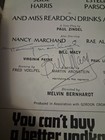 1971 Playbill The Morosco Theatre And Miss Reardon Drinks A Little Signed Macy  