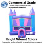 Commercial Inflatable Bounce House Modular Pink Castle Bouncer Jumper W Blower