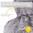 Hot Water Bottle 2l With Soft Fleece Cover  Heat   Cold Pain Relief