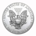2025 1 Oz  999 Fine Silver American Eagle  1 Coin Bu