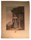Dated 1813 Engraving  cambrian Prince King Of Wales   Hand Colored    Smith
