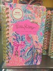 Lilly Pulitzer Medium Monthly Agenda Planner  Notebook   Stickers - Aquadesiac