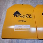 Wolf Tactical Weight Vest Plates - 5 75 Lb Pair Yellow Strength Training