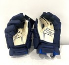 2024 Warrior Covert Krypto Pro 10  Hockey Gloves  Junior - Navy